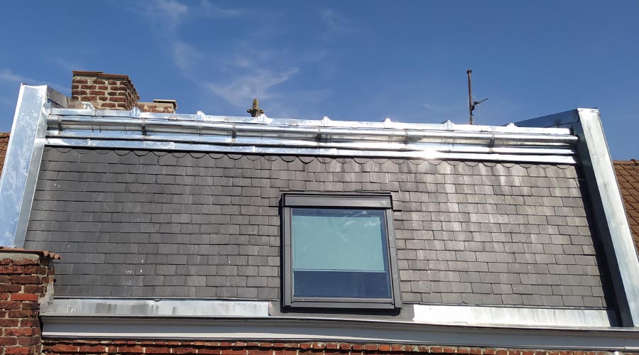 Remplacement d'une toiture en zinc Armentieres