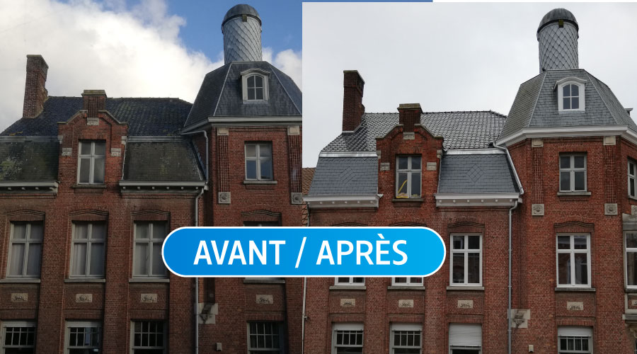 rénovation complète de toiture à Warneton