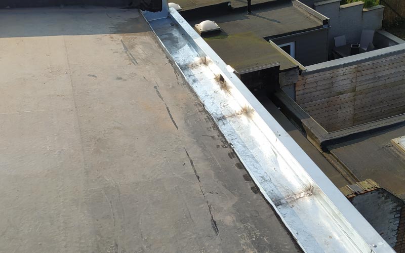 Vu d'une toiture plate totalement rénové sur Bailleul