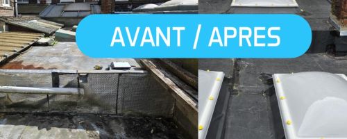 Rénovation de toiture plate à Armentières