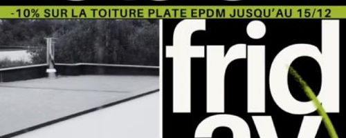 Batilex - Remise de 10% sur Toiture Plate en EPDM pour Black Friday