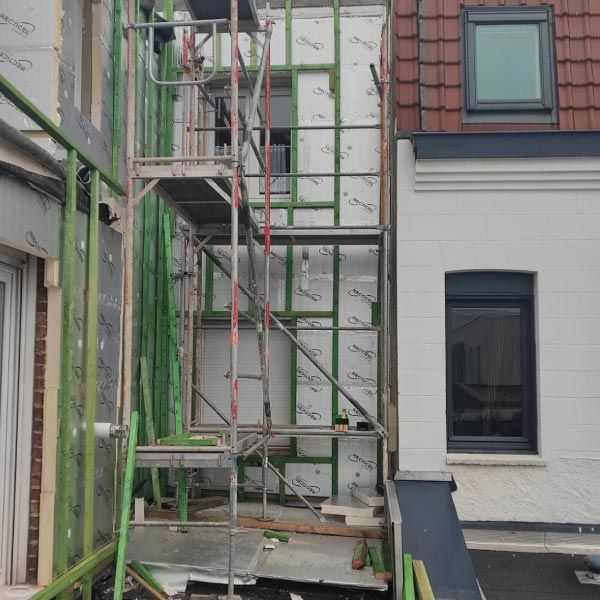 Pose Isolation Exterieur Bartage Thermowood A Comines